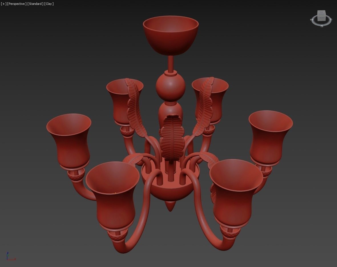 804060 Petalo Lightstar Chandelier 3D model_6