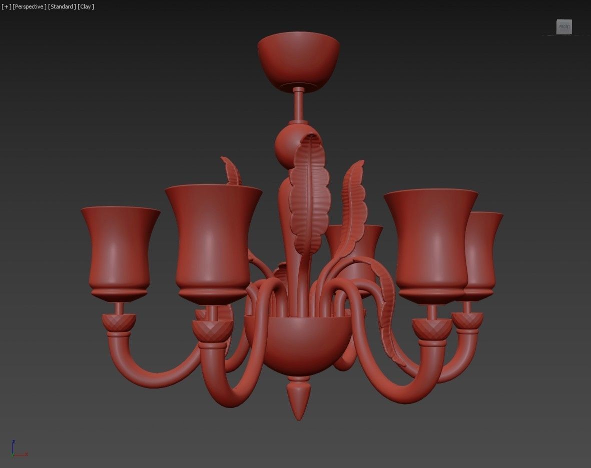 804060 Petalo Lightstar Chandelier 3D model_5