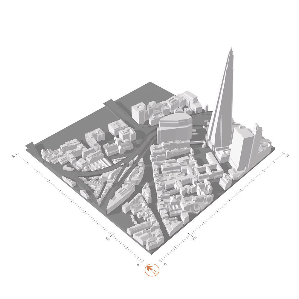 Free 3D Model of London - Sample of AccuCities Base Model - Tile Free 3D model_4