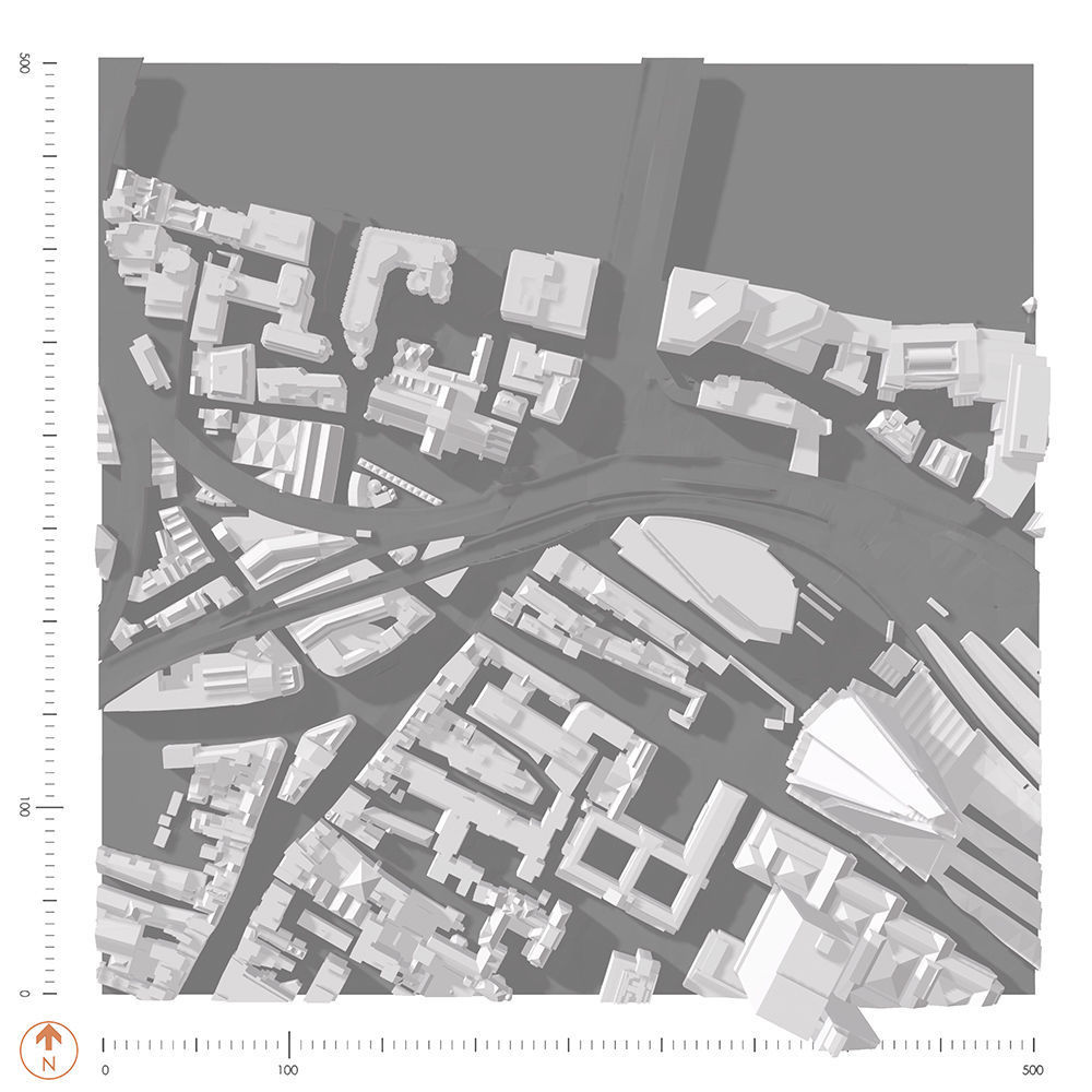 Free 3D Model of London - Sample of AccuCities Base Model - Tile Free 3D model_5