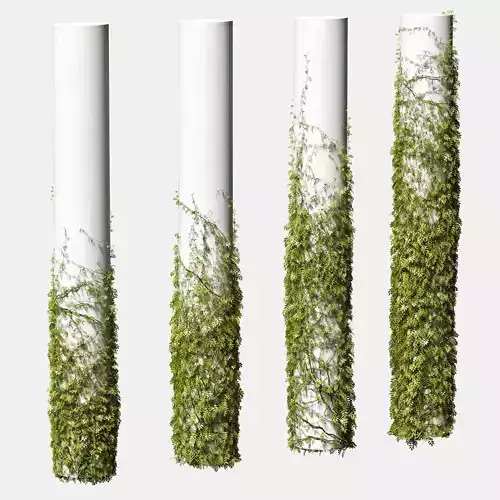 Leaves for round columns