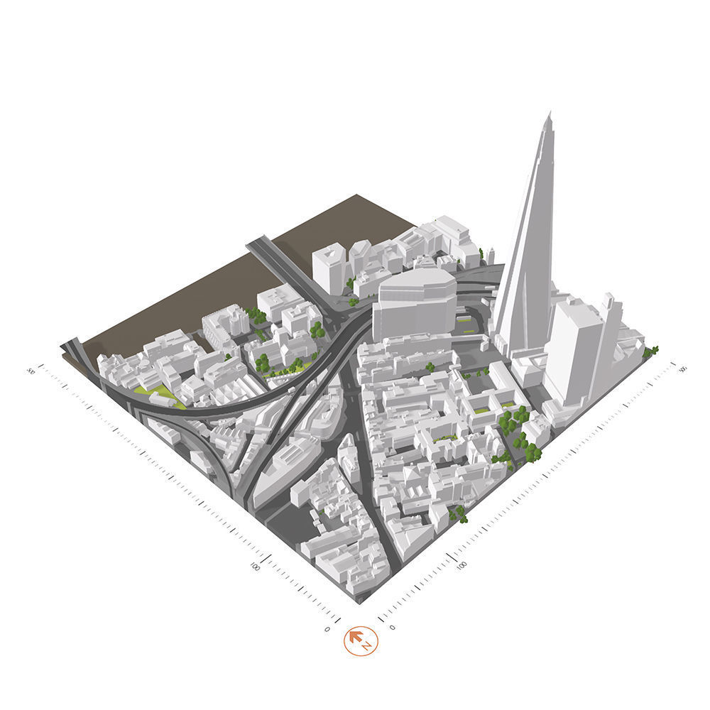 Free 3D Model of London - Sample of AccuCities Level 2 Model Free 3D model_3