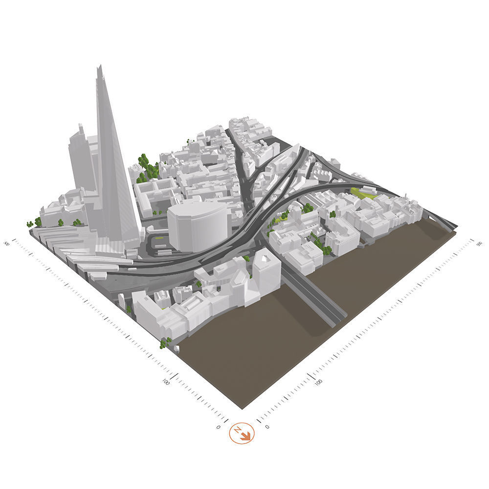 Free 3D Model of London - Sample of AccuCities Level 2 Model Free 3D model_2