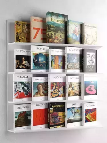 Books Set 4 shelf with