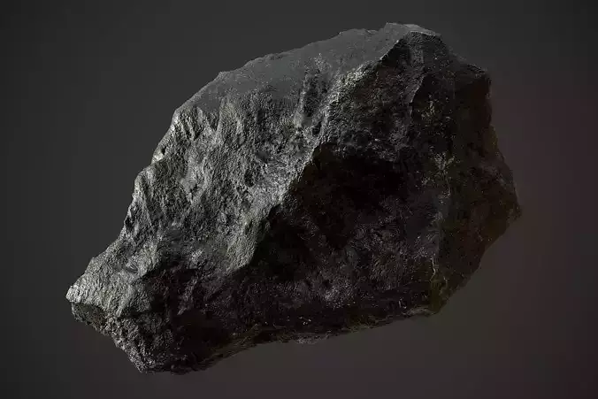 Coastal Rock Prop Low-poly 3D model