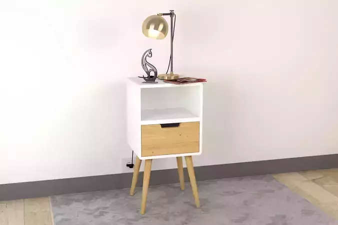 Bedside Table - Set Decoration Bedroom 03