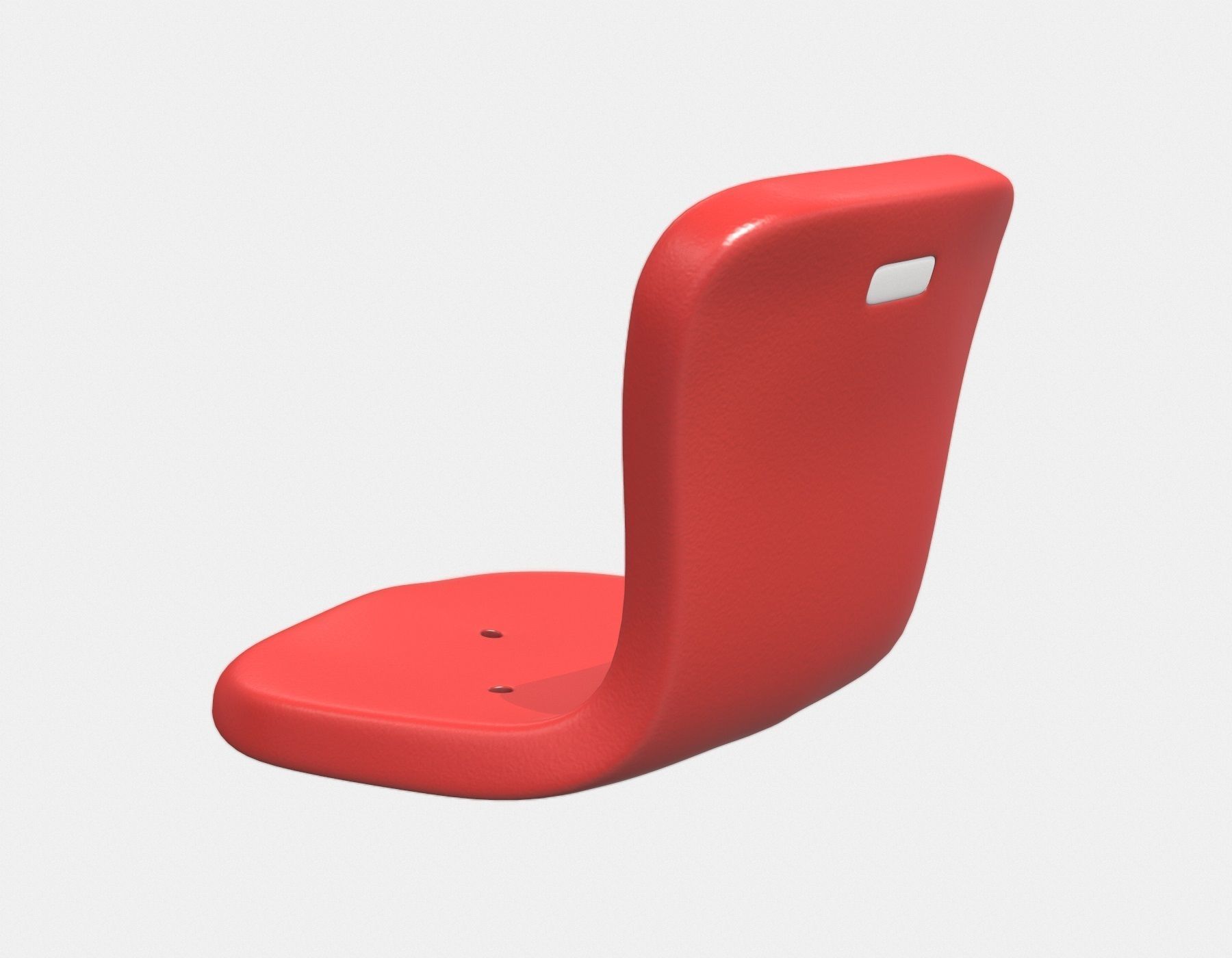 Stadium Seat 2 Low-poly 3D model_4