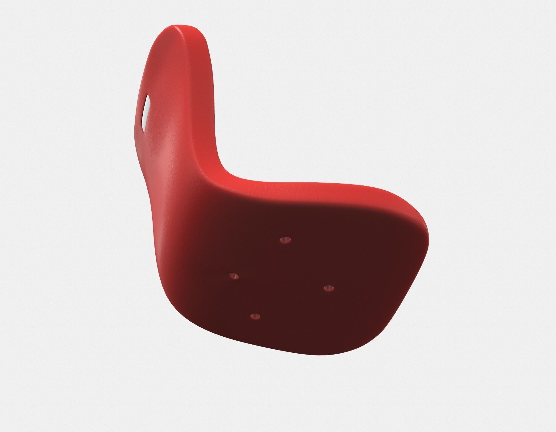 Stadium Seat 2 Low-poly 3D model_7