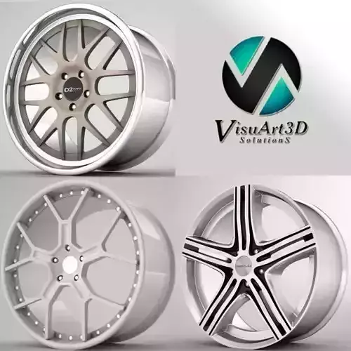 Exclusive rims 3D model