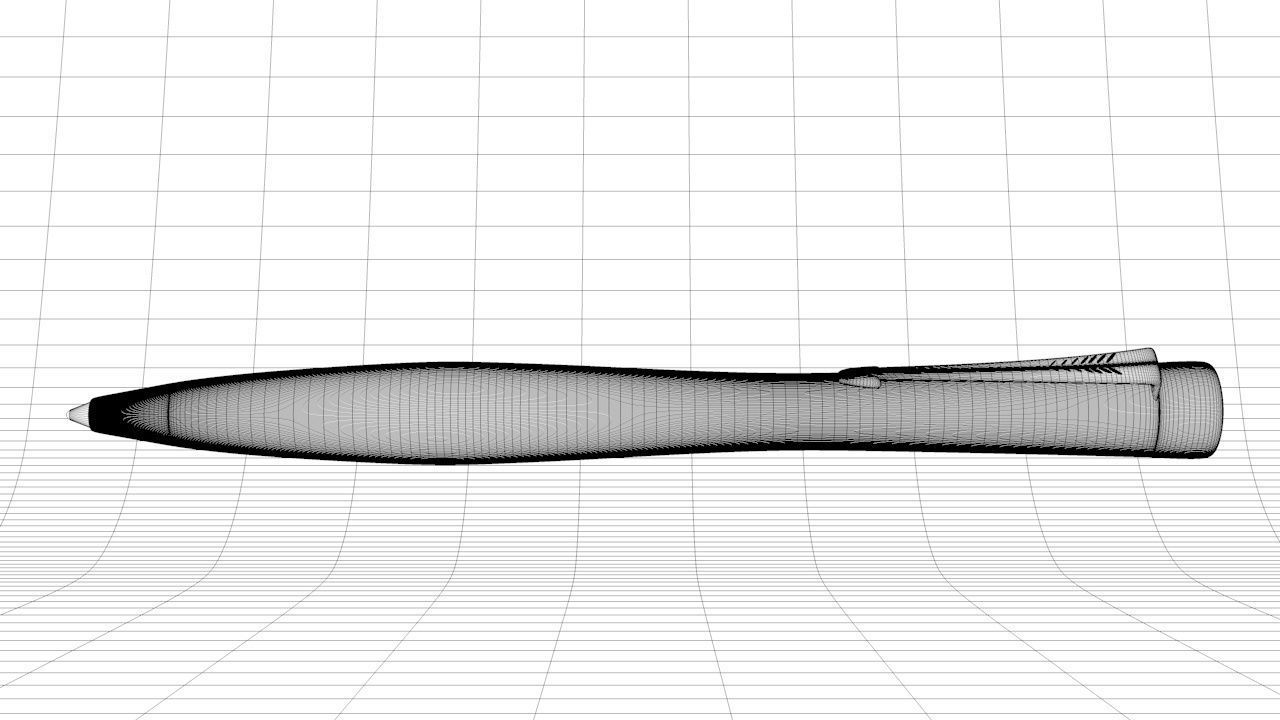 PARKER BALLPOINT PEN 3D model_2