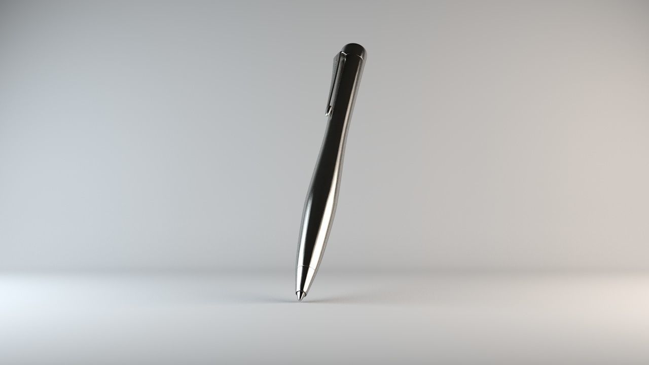 PARKER BALLPOINT PEN 3D model_1