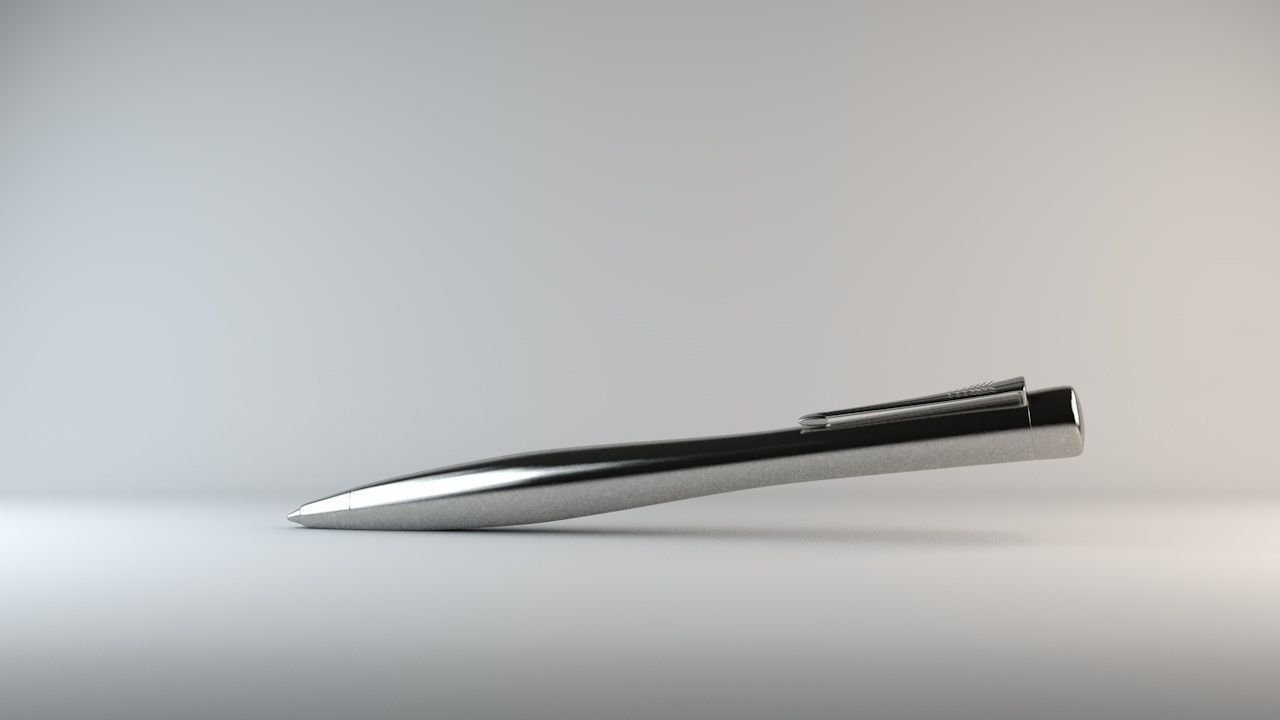 PARKER BALLPOINT PEN 3D model_4