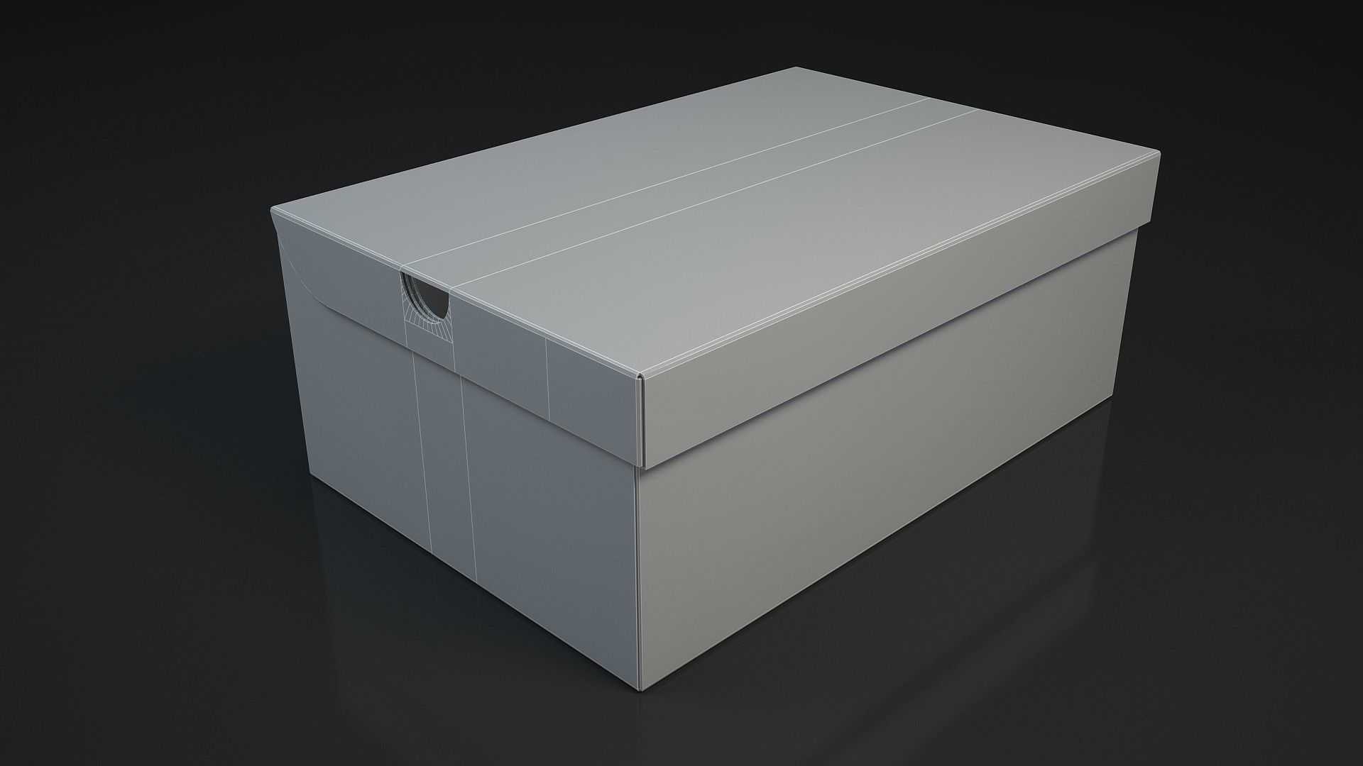 Shoe box Nike 3d 3D model_6