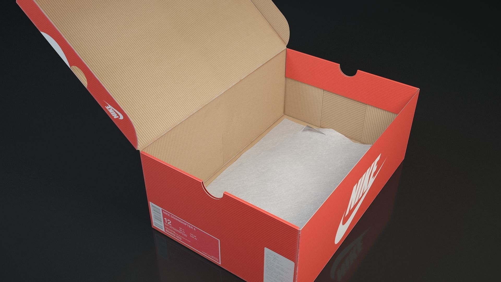 Shoe box Nike 3d 3D model_8