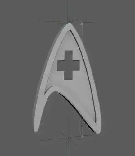 Badge of medical service from Star Trek