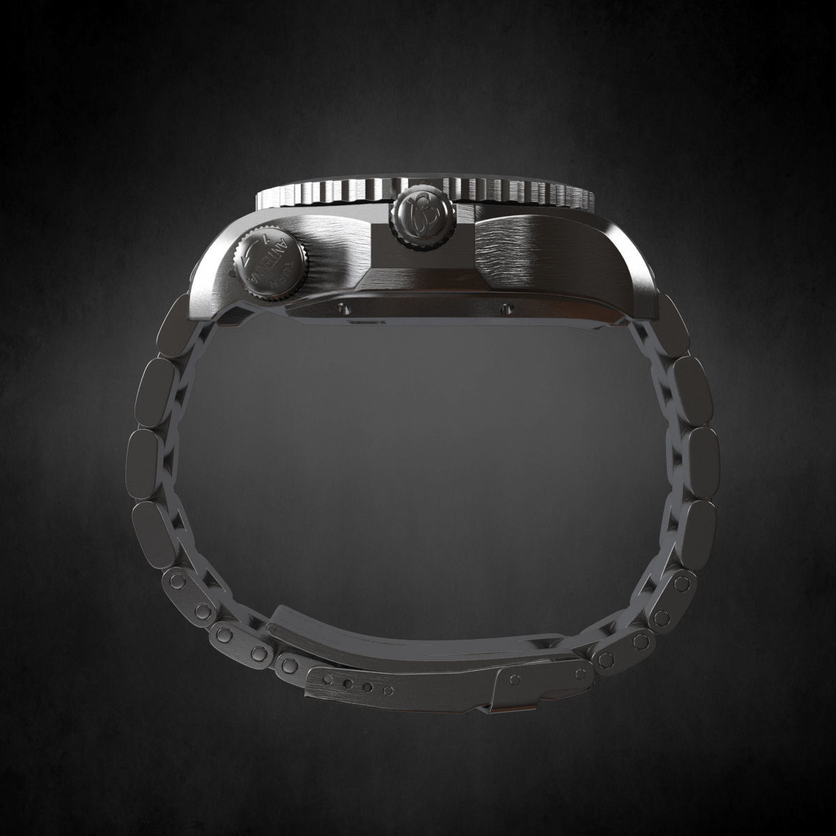 Breitling Emergency II Watch  3D model_3