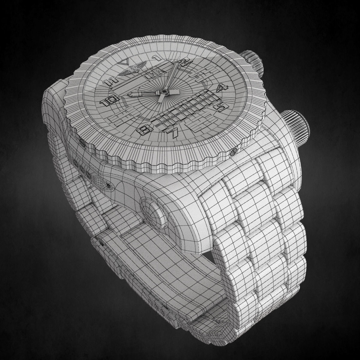Breitling Emergency II Watch  3D model_6