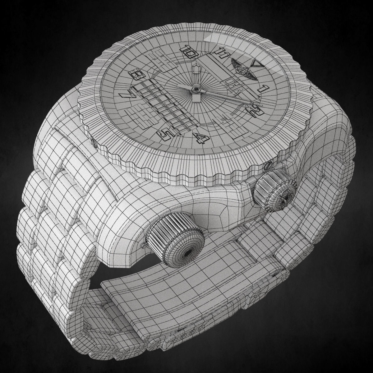 Breitling Emergency II Watch  3D model_10