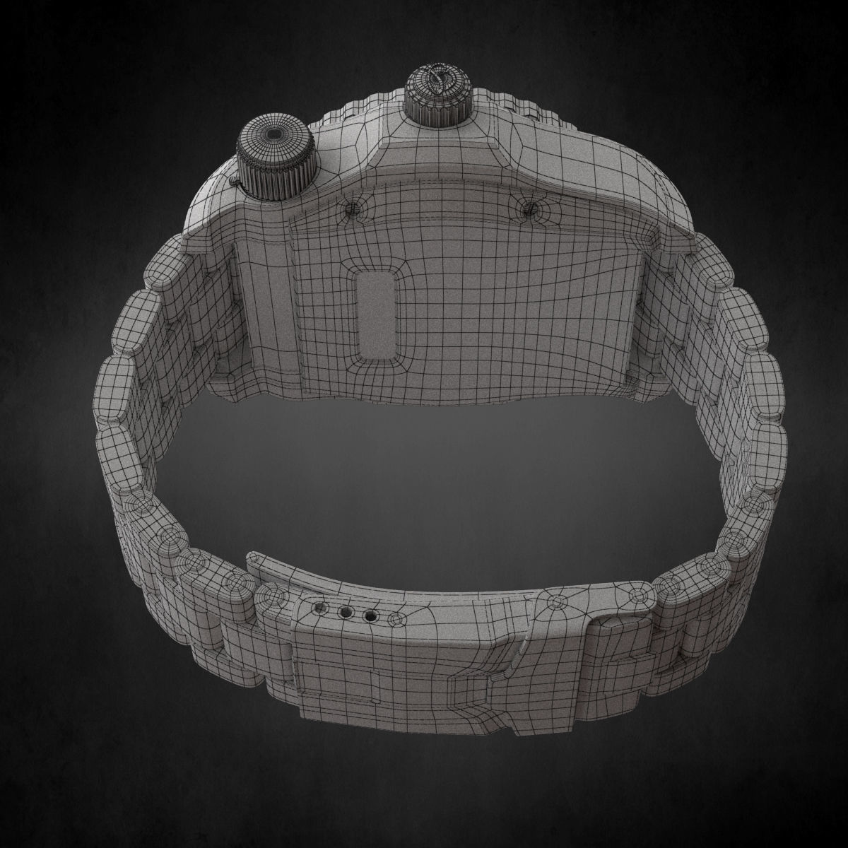 Breitling Emergency II Watch  3D model_9