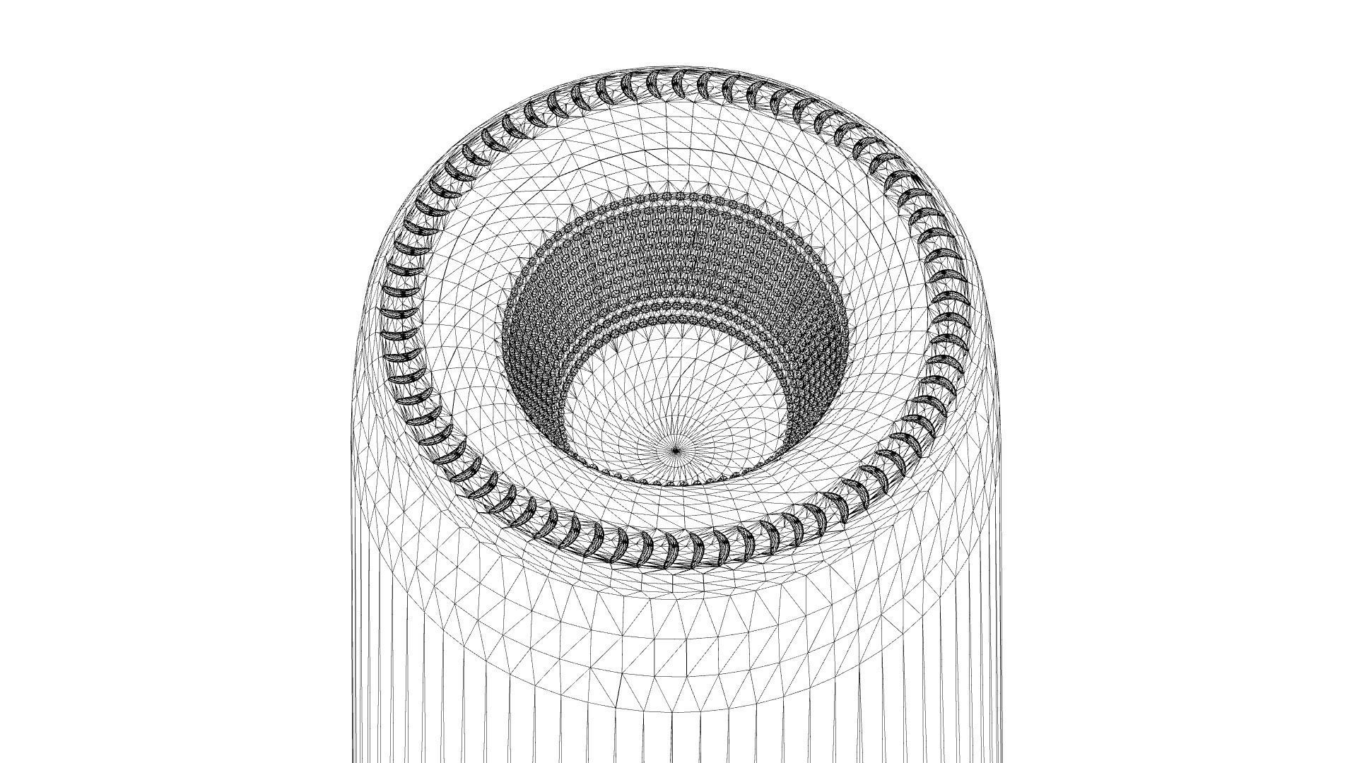 Wine bottle 3D print model_9