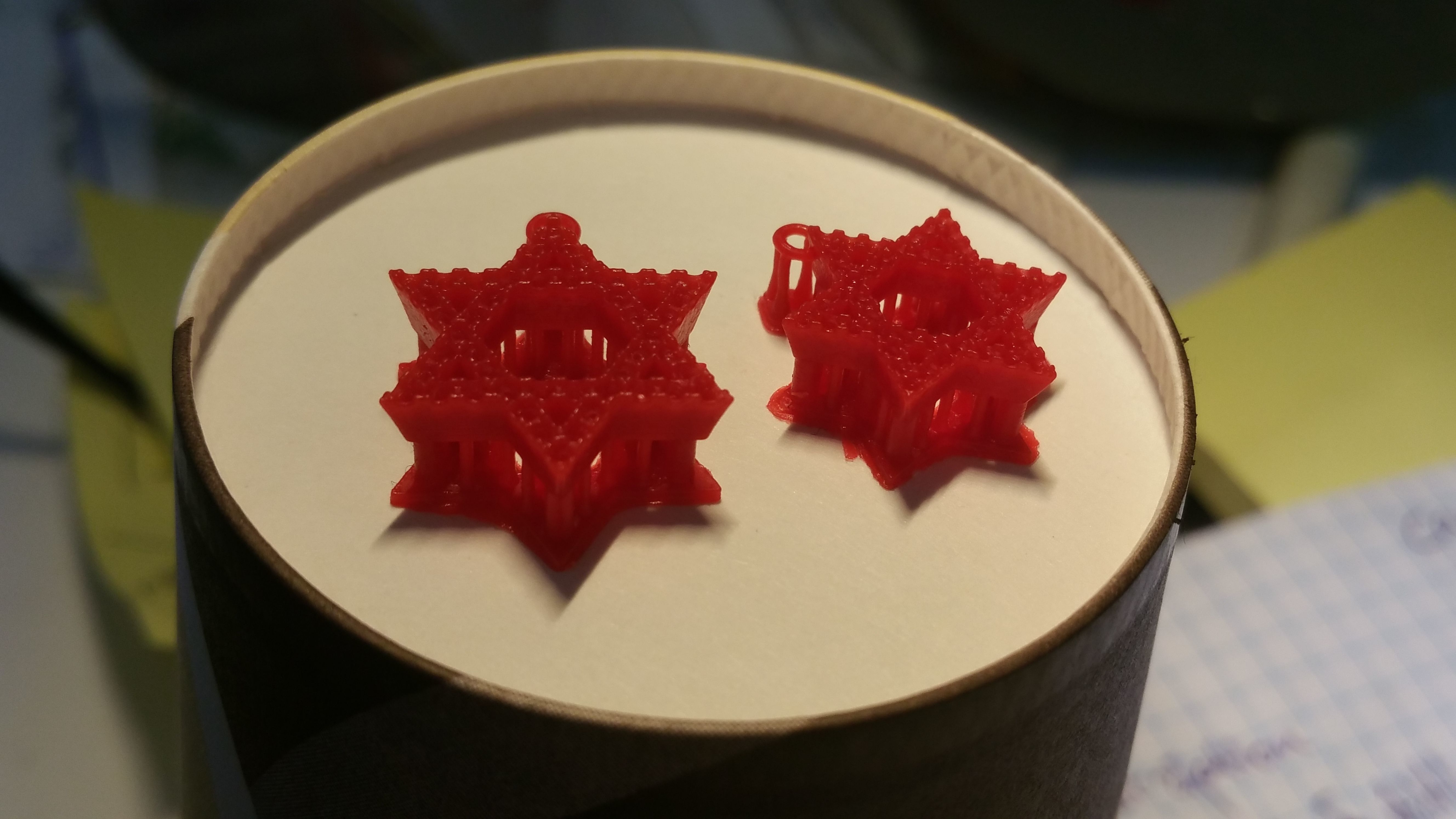 David star 3d printable model stl 3dm pendant 3d model 3D print model_3