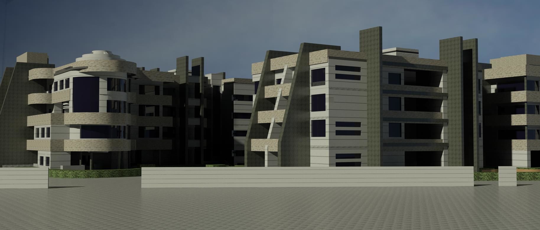 Housing Complex 3D model_5