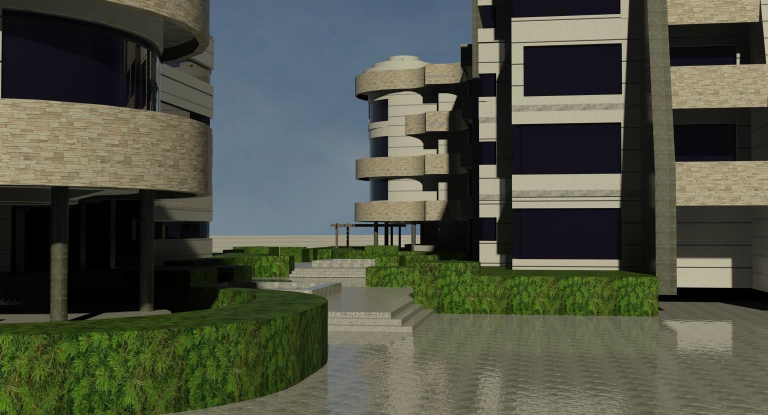 Housing Complex 3D model_1