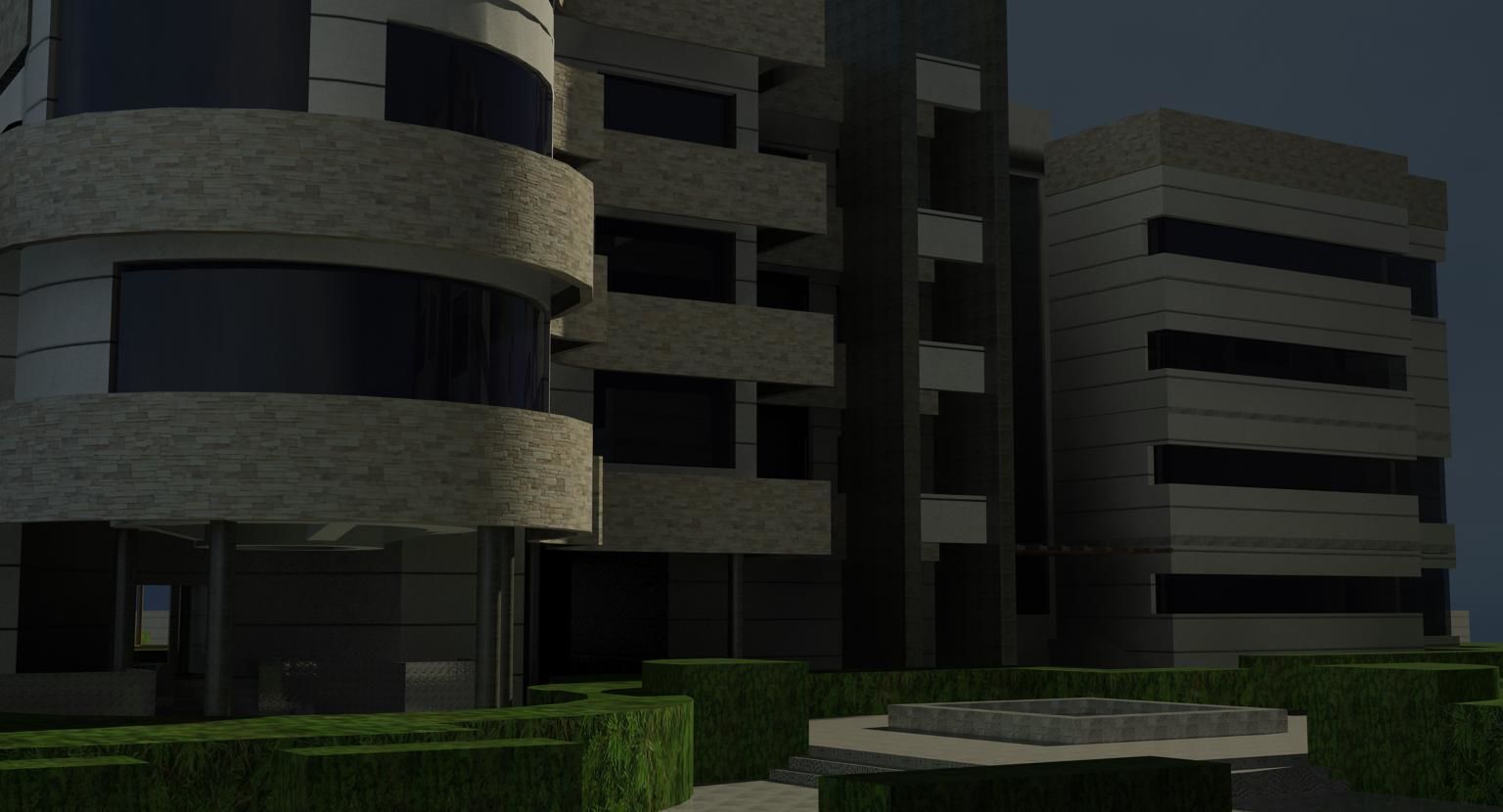 Housing Complex 3D model_3
