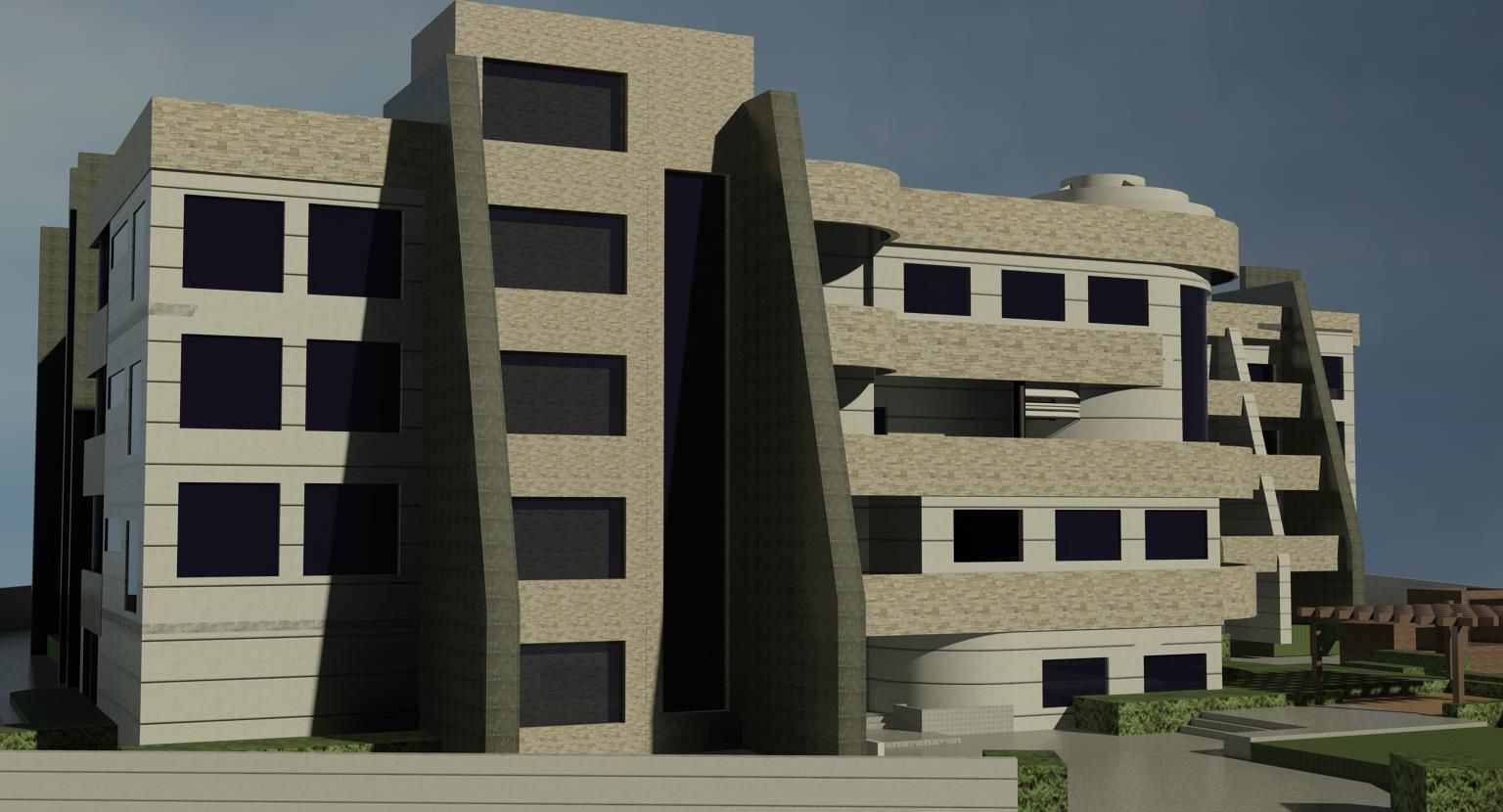 Housing Complex 3D model_7