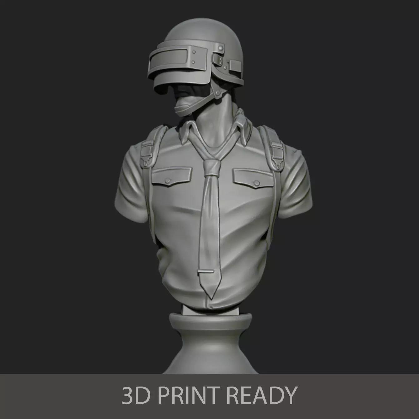 Pubg bust 3D print model