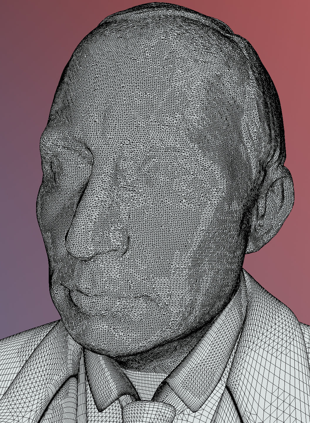 Vladimir Putin 3D print model_1