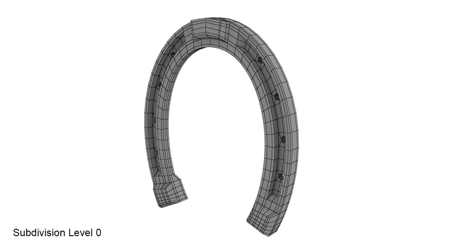Horseshoe 3D model_11