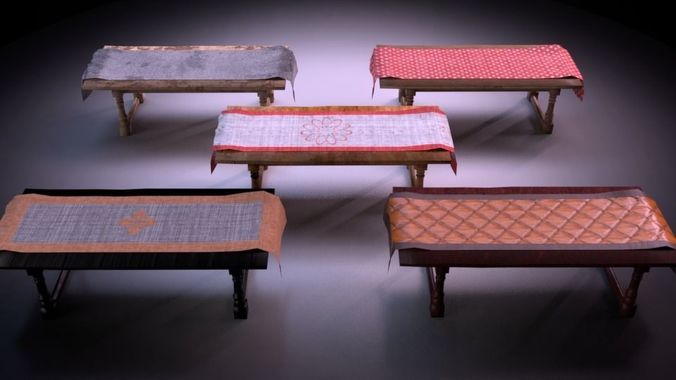 Table M01 - The Marquis Collection Low-poly 3D model