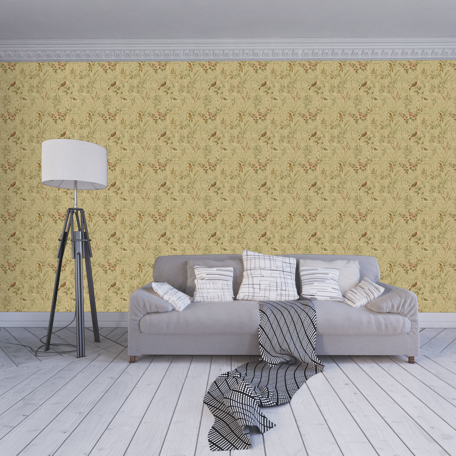 Wallpaper - 28 4 Color 3D model_3