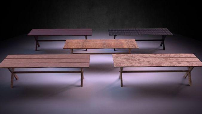 Table M02 - The Marquis Collection Low-poly 3D model