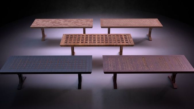 Table M03 - The Marquis Collection Low-poly 3D model