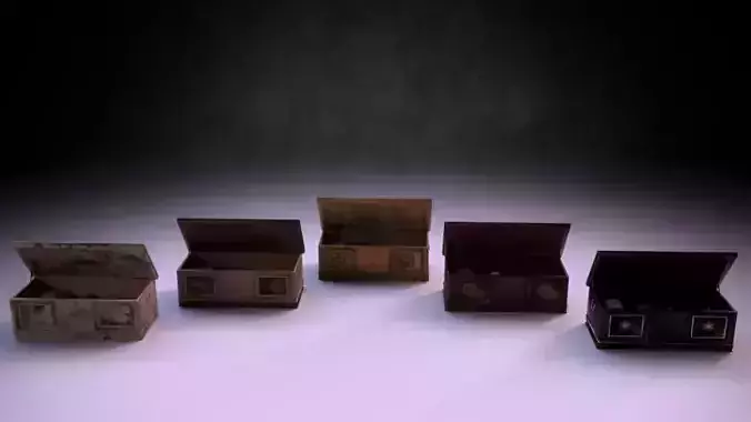 Chest M01 - The Marquis Collection Low-poly 3D model