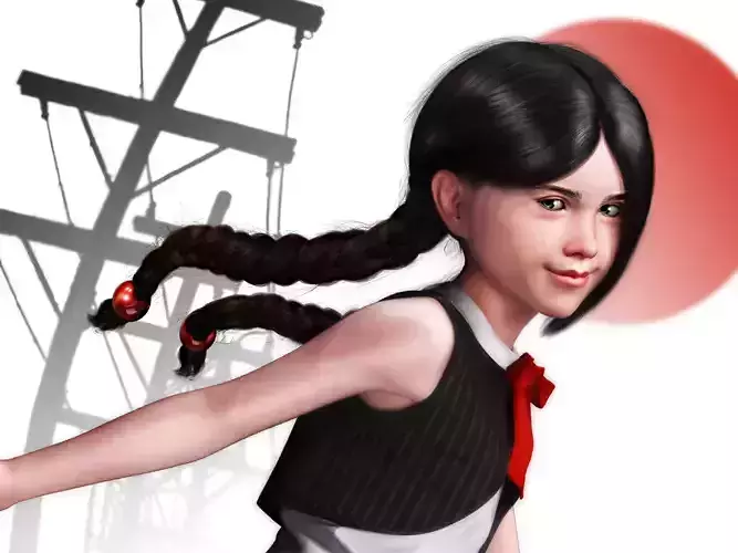 Yana for Daz Studio 3D model