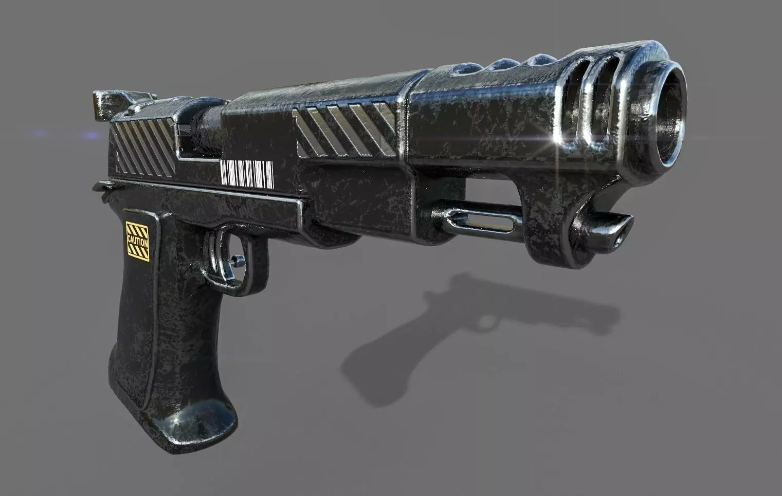 AXL HandGun Low-poly 3D model