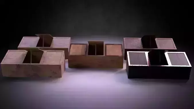 Storage Chest M01 - The Marquis Collection Low-poly 3D model