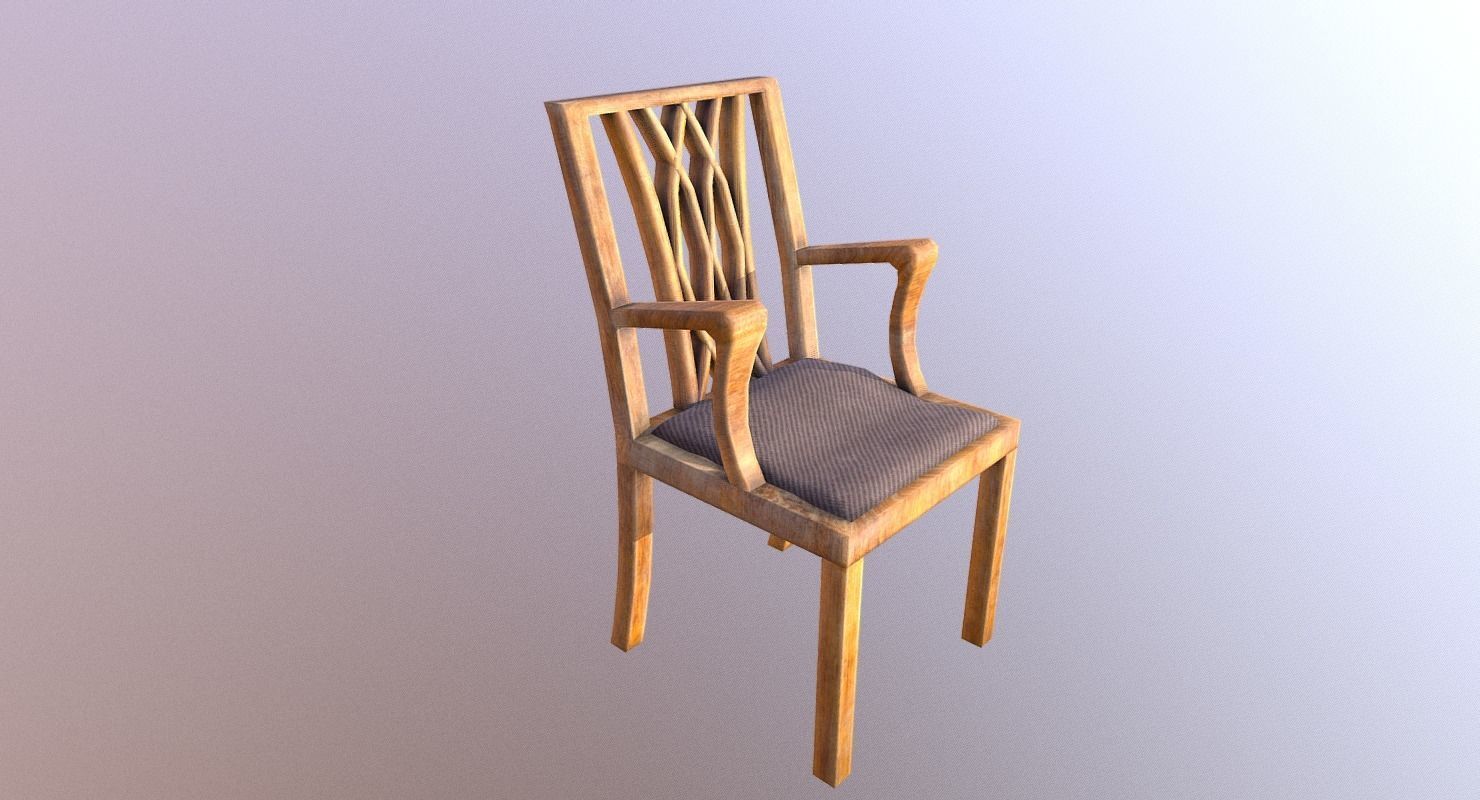 Chair M01 - The Marquis Collection Low-poly 3D model_10