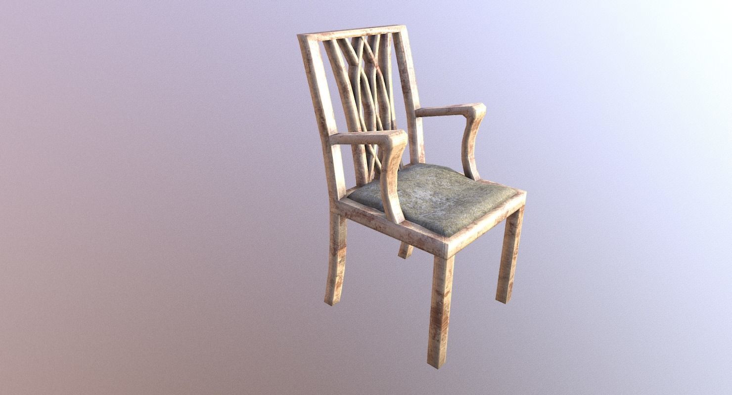 Chair M01 - The Marquis Collection Low-poly 3D model_8
