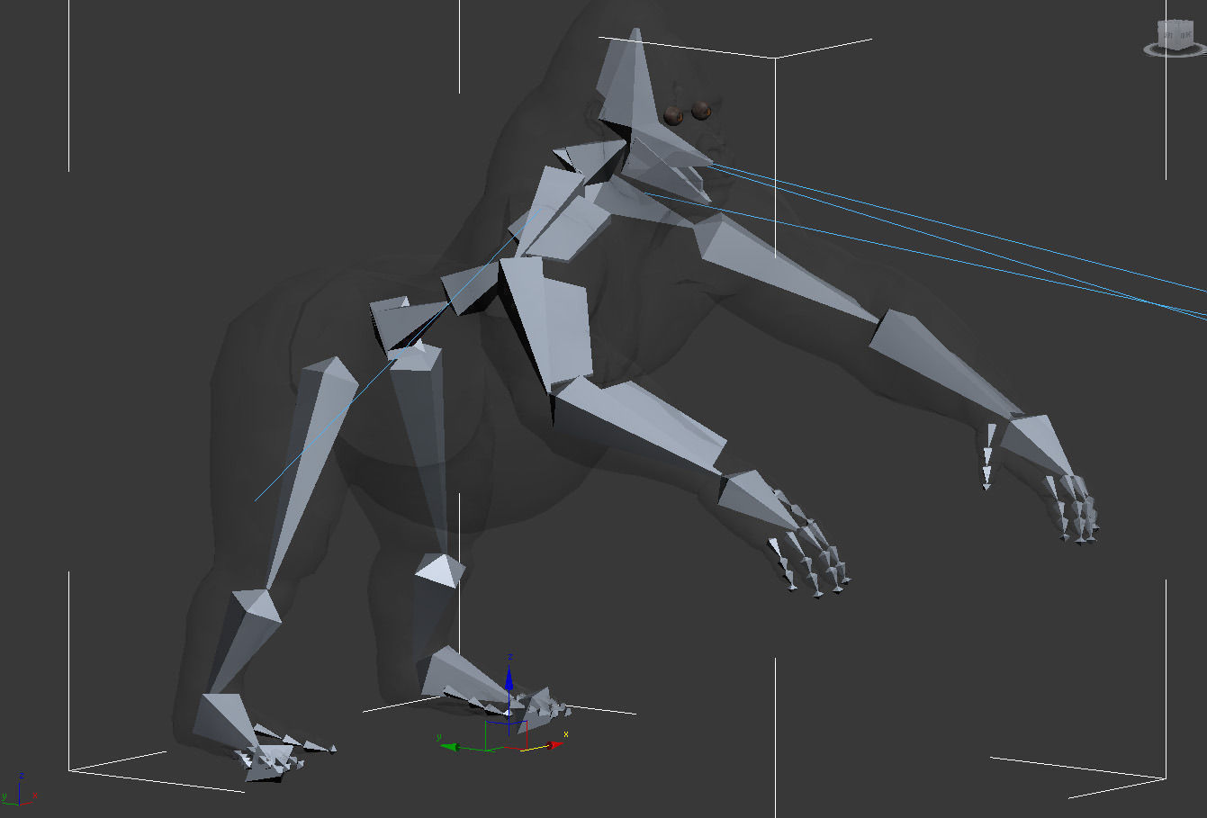 Gorilla 3D model_14