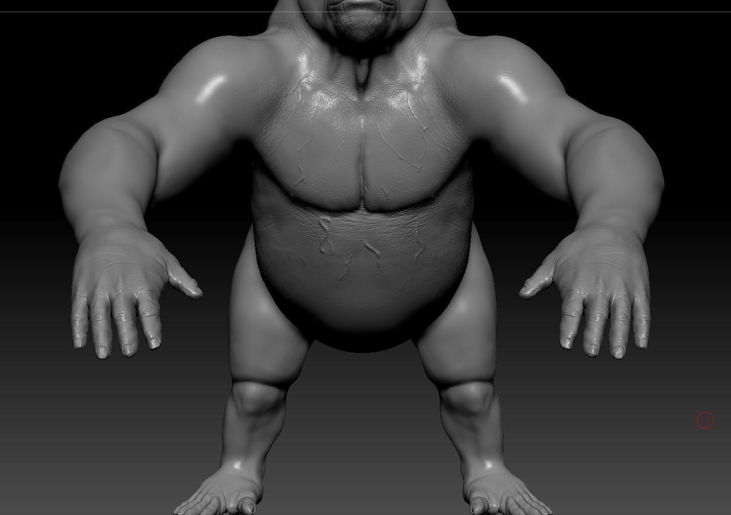 Gorilla 3D model_8