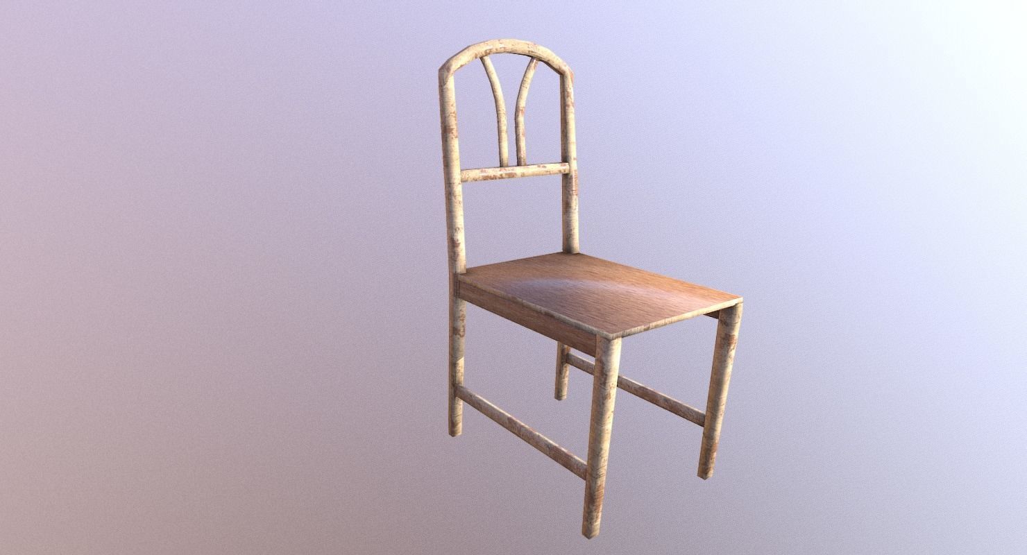 Chair M02 - The Marquis Collection Low-poly 3D model_10