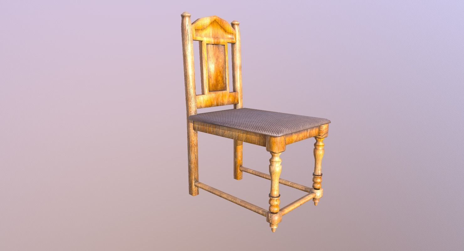 Chair M03 - The Marquis Collection Low-poly 3D model_11