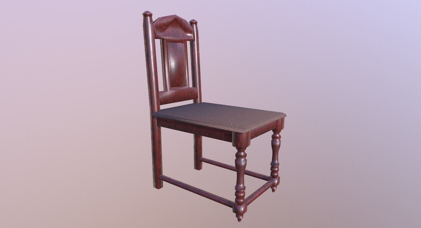 Chair M03 - The Marquis Collection Low-poly 3D model_10