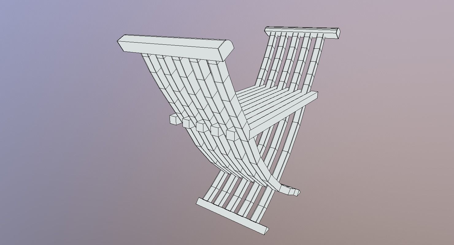 Chair M04 - The Marquis Collection Low-poly 3D model_11