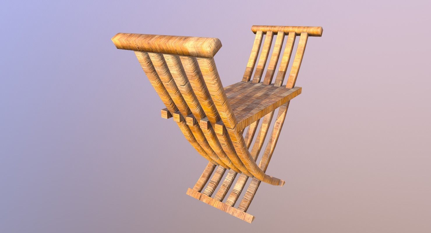 Chair M04 - The Marquis Collection Low-poly 3D model_9