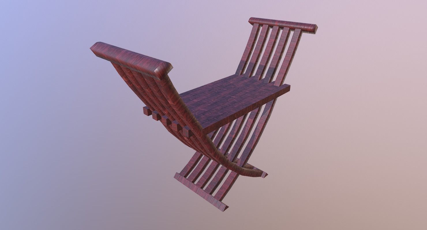 Chair M04 - The Marquis Collection Low-poly 3D model_7